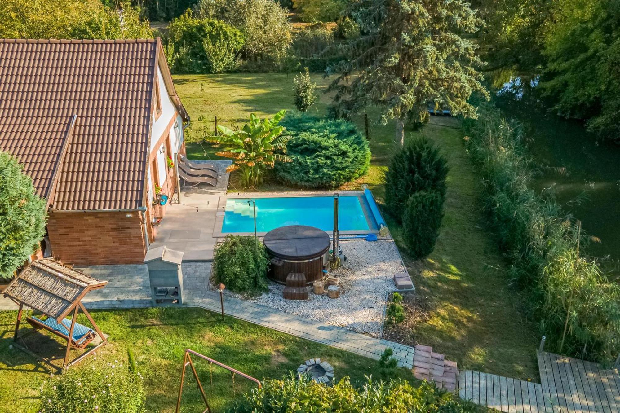 Posteleki Vendeghaz-Nyugalom Szigetei Villa Gyula Exteriör bild